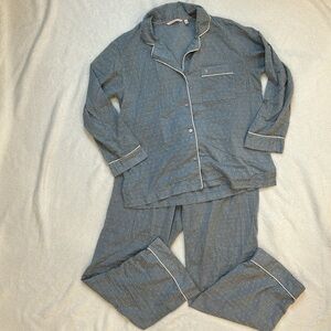Victoria secret light blue pajama set size small